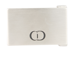 Christian Dior CD Icon Plate Belt Buckle, Brass, Silver, MII, DB, 3*